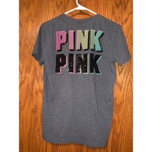 Victoria’s Secret PINK Tee with Sequin Back